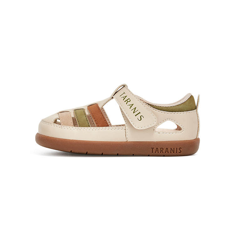 TARANIS Slip Resistant And Breathable Slip Resistant And Breathable Low top Toddler Shoes Apricot Infant And Toddler