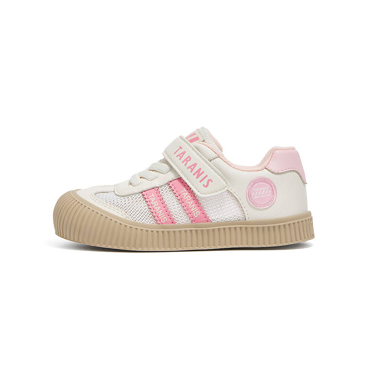 TARANIS 311 Slip Resistant, Abrasion Resistant, Breathable Low top Kids' Skateboarding Shoes White/Pink