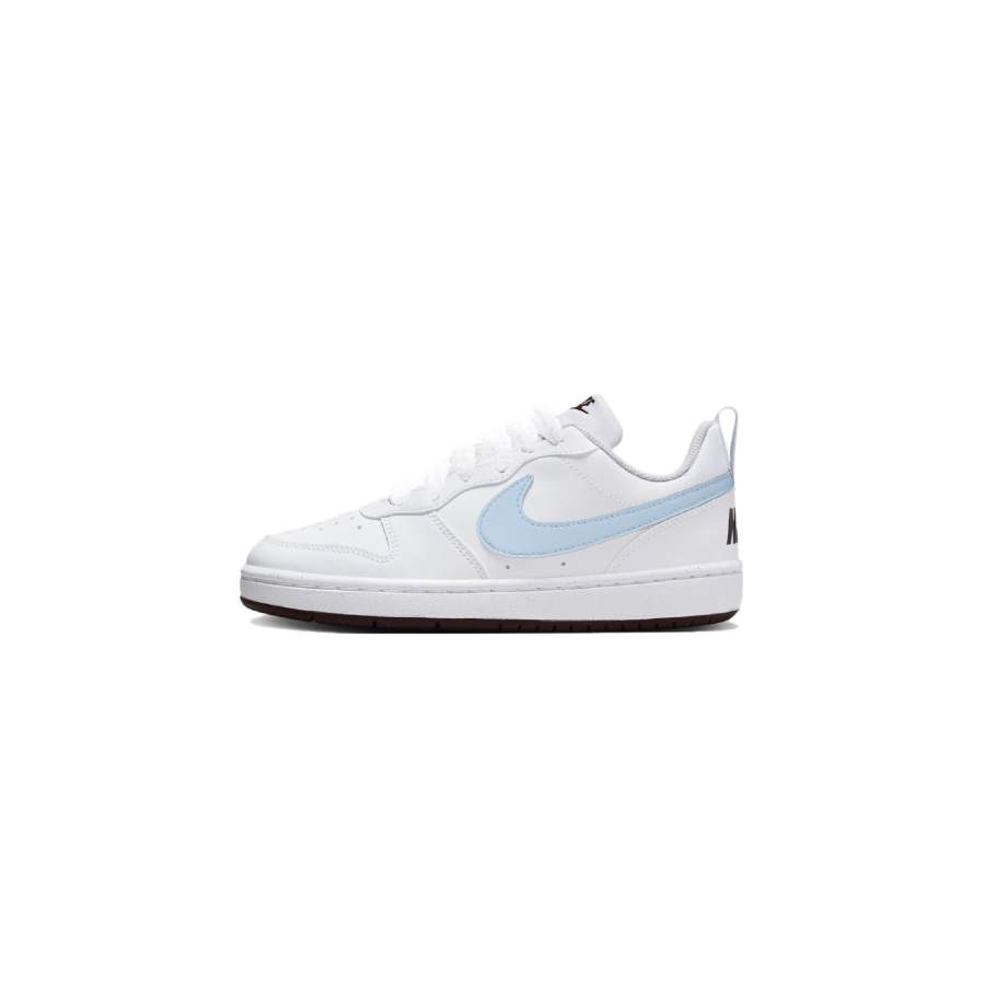 Nike Nike Court Borough PU Polyurethane Slip Resistant, Abrasion Resistant, Lightweight Cushioning Low top