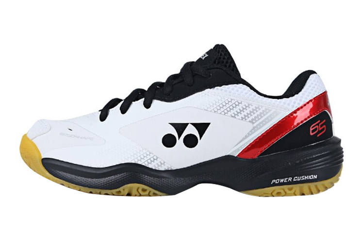 YONEX 65 3 Slip Resistant Abrasion Resistant Low top Training Shoes White Red Kids'
