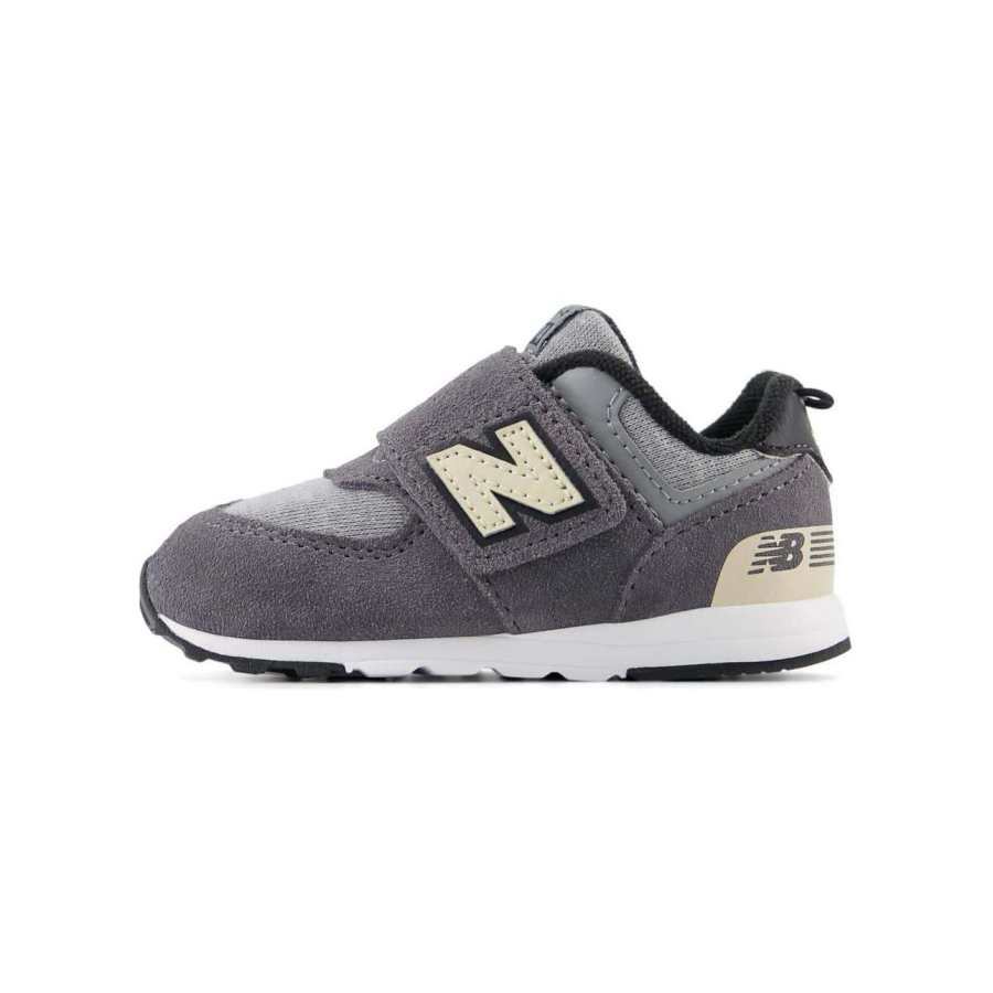 New Balance Baby New Balance NB 574 Low top Toddler Shoes Gray Black White