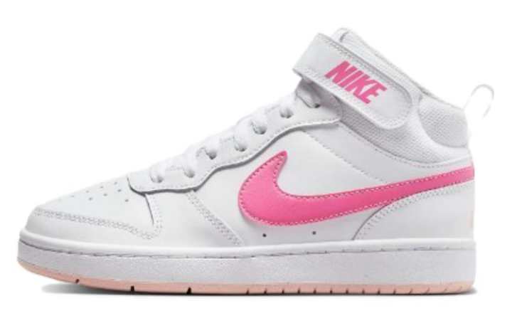 Nike Nike Court Borough Mid 2 White Pinksicle GS