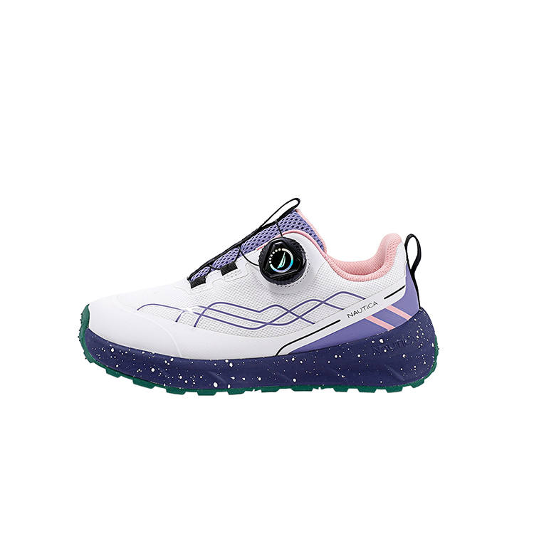 NAUTICA Lightweight Cushioning Low top Training Shoes White Purple Kids'