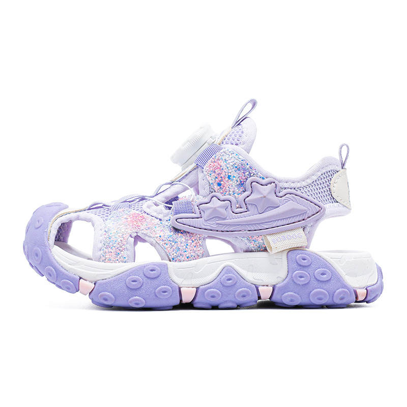 BOBDOG Synthetic Leather Breathable Lightweight Cushioning Anti Kick Low top Sandal Kids'