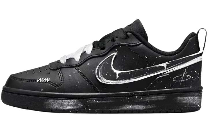 Nike Nike Court Borough Ink Trail Orbit Low top Kids' Skateboarding Shoes Black White