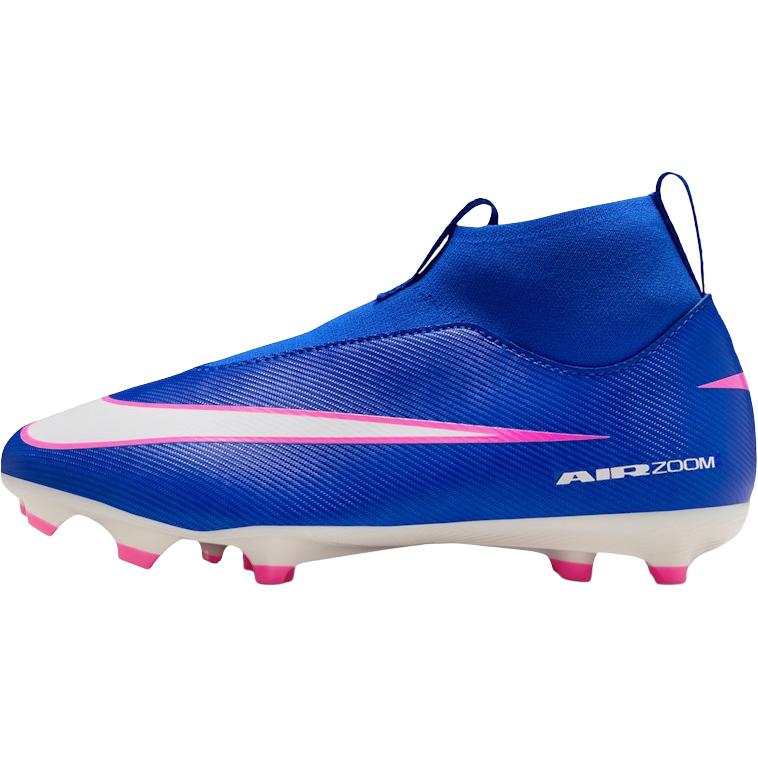Nike Nike Mercurial Superfly 10 High top Kids' Soccer Shoes Blue White Kids'