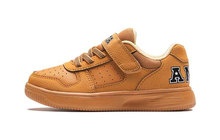 Antakids Slip Resistant Cushioning Low top Kids' Skateboarding Shoes Yellow Children Aged 3 7 Years Old
