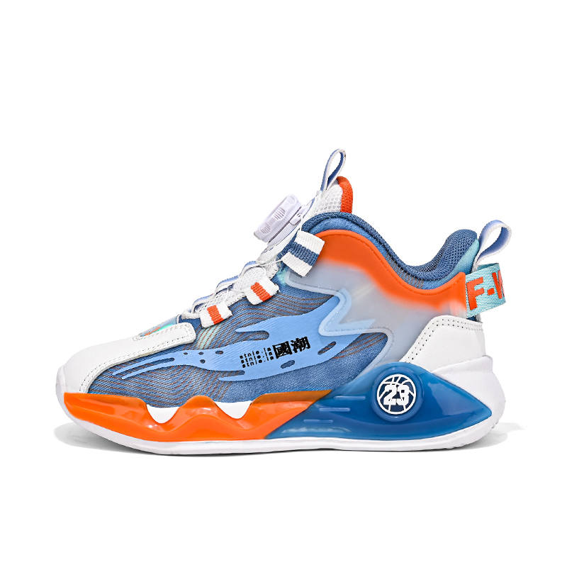 CAMKIDS Slip Resistant Abrasion Resistant Slip Resistant Abrasion Resistant Mid top Children's Basketball Shoes Kids'