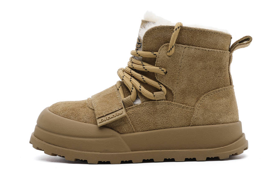 Dickies Thickened And Fleece Lined Soft Plush Trendy Versatile Comfortable Kids' Boots Teenagers