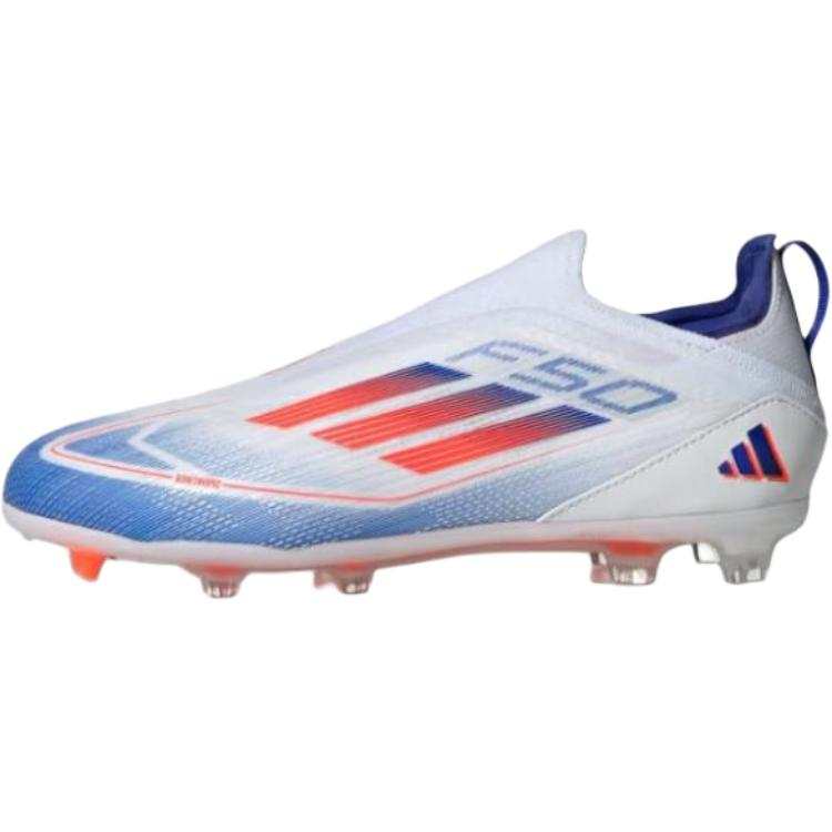 Adidas Adidas Comfortable And Lightweight Slip Resistant Abrasion Resistant Low top Kids' Soccer Shoes White Orange Kids'