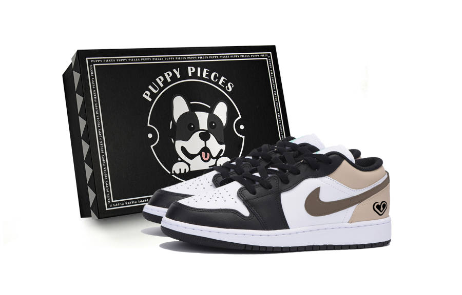 Jordan Jordan Air Jordan 1 Low Kids' Skateboarding Shoes Black Brown Teenagers