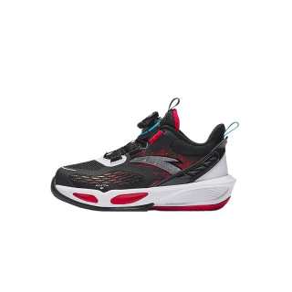 Antakids Slip Resistant Abrasion Resistant Low top Children's Basketball Shoes Black Classic Red Kids'
