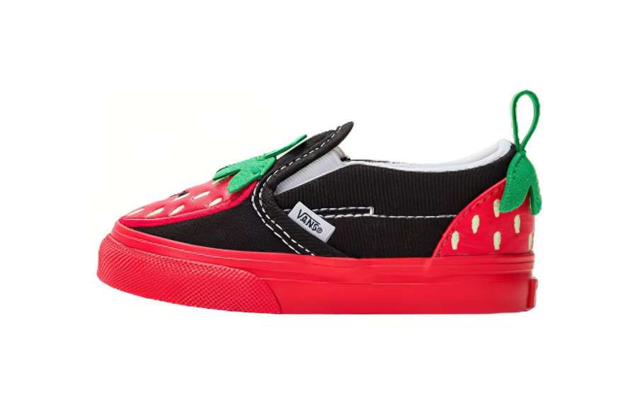 Vans Slip on Low top Toddler Shoes Red Infant And Toddler