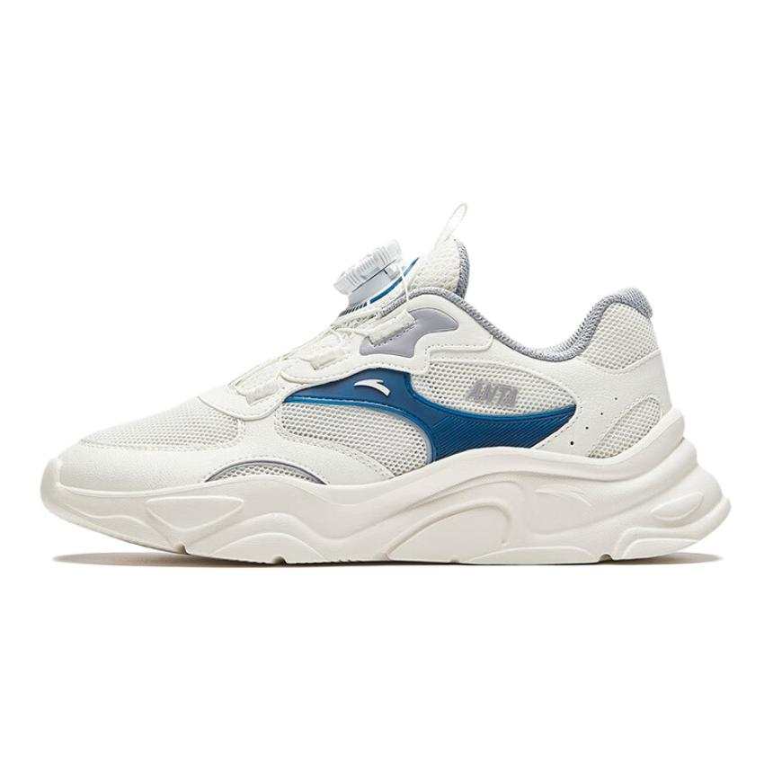 Antakids Comfortable Low top Casual Shoes White Blue Teenagers