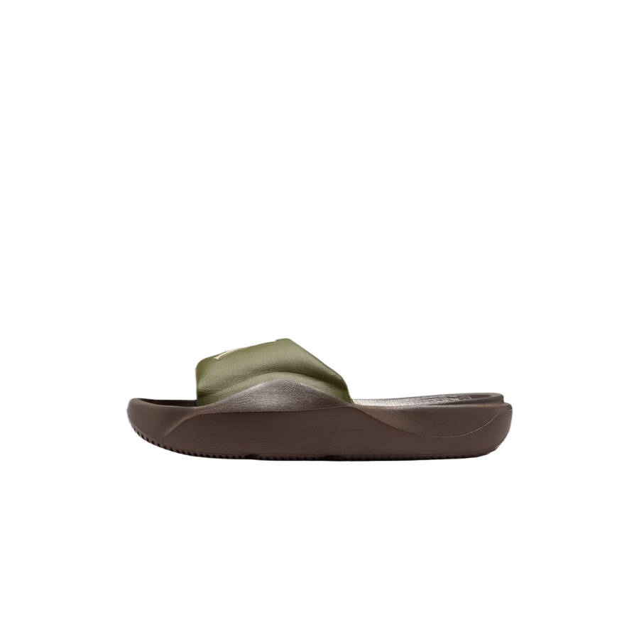 Jordan Jordan Franchise Foam Sole Teenagers Outdoor Slippers Brown Green