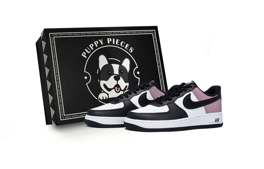 Nike Nike Air Force 1 Low top Kids' Skateboarding Shoes White Pink Teenagers
