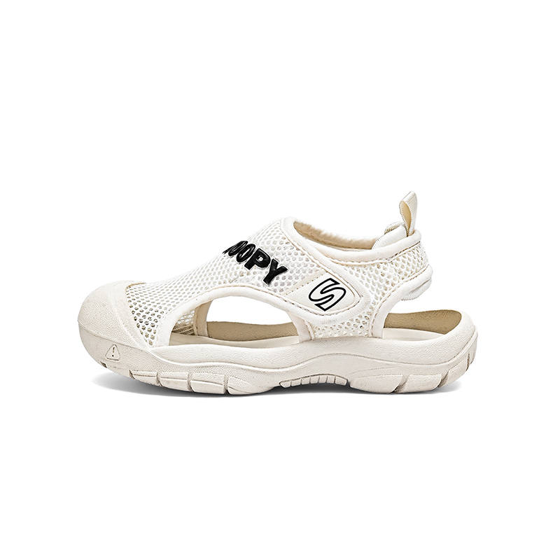 SNOOPY Abrasion Resistant And Anti Kick Low top Children's Sandals Beige Kids'