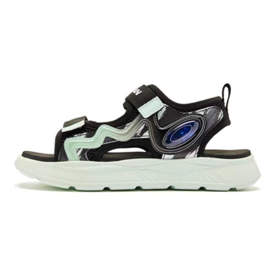 QIAODAN Sandal Black Green Teenagers