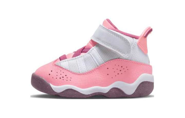 Jordan Jordan Air Jordan 6 Rings 'Coral Chalk' TD Slip Resistant Anti Kick Slip Resistant Anti Kick Mid top