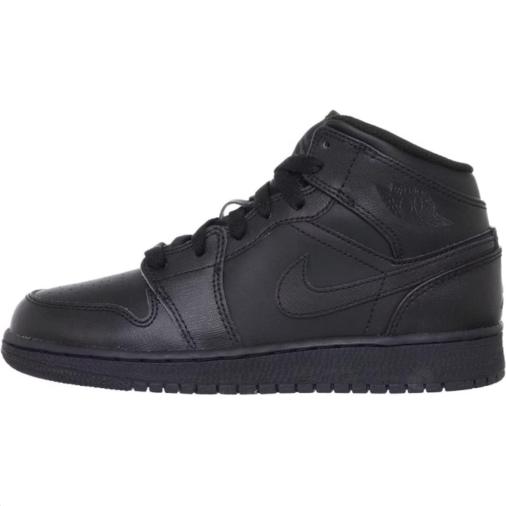 Jordan Jordan Air Jordan 1 Mid top Basketball Shoes Black Unisex