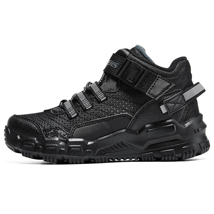 Skechers Anti Kick Abrasion Resistant Thermal Kids Lifestyle Shoes All Black Teenagers