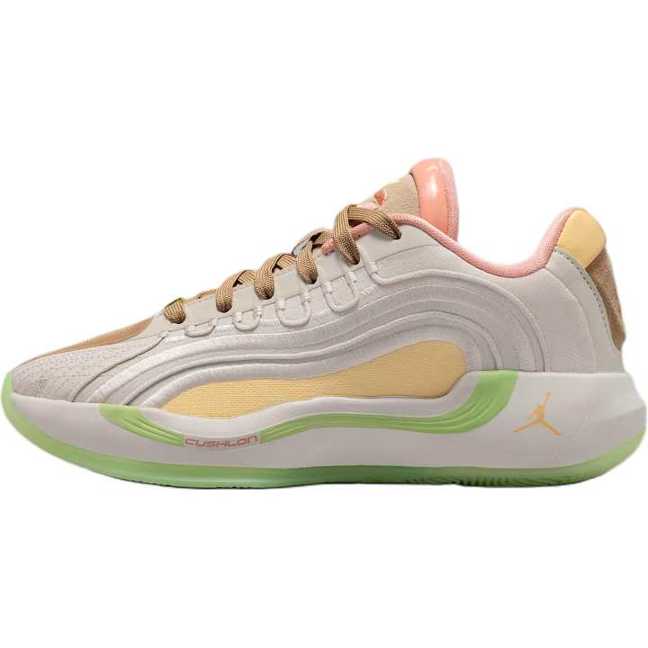 Jordan Jordan Luka 4 Low top Basketball Shoes Beige Umber Unisex