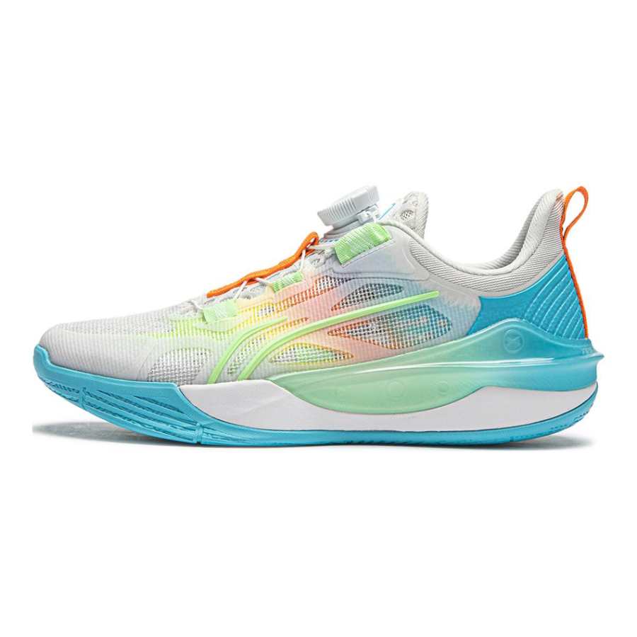Li-Ning YOUNG Li Ning YOUNG Avant Garde Spirit TEAM 4.0 Low top Children's Basketball Shoes Blue White Gray Kids'