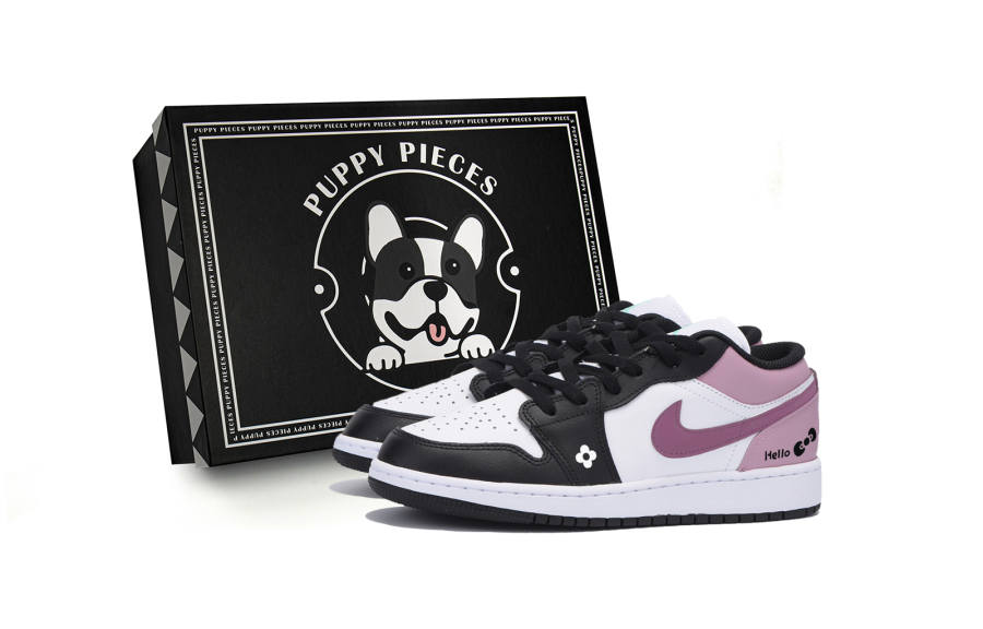 Jordan Jordan Air Jordan 1 Low Leather Low top Children's Basketball Shoes White Teenagers