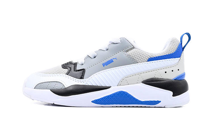 PUMA X Ray 2 Square Low top Kids' Running Shoes White Blue Children Aged 3 7 Years Old