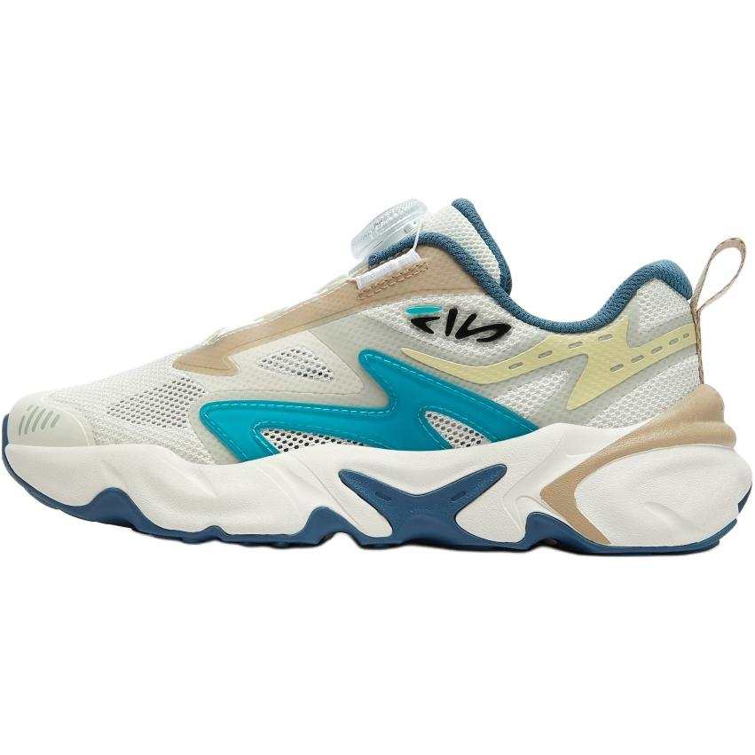 FILA KIDS Spark Roller Skates Lightweight Cushioning Lightweight Cushioning Kids' Running Shoes Lily White/Misty Green