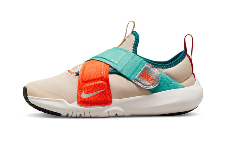 Nike Nike Flex Advance Abrasion Resistant Abrasion Resistant Low top Kids' Running Shoes Beige Orange