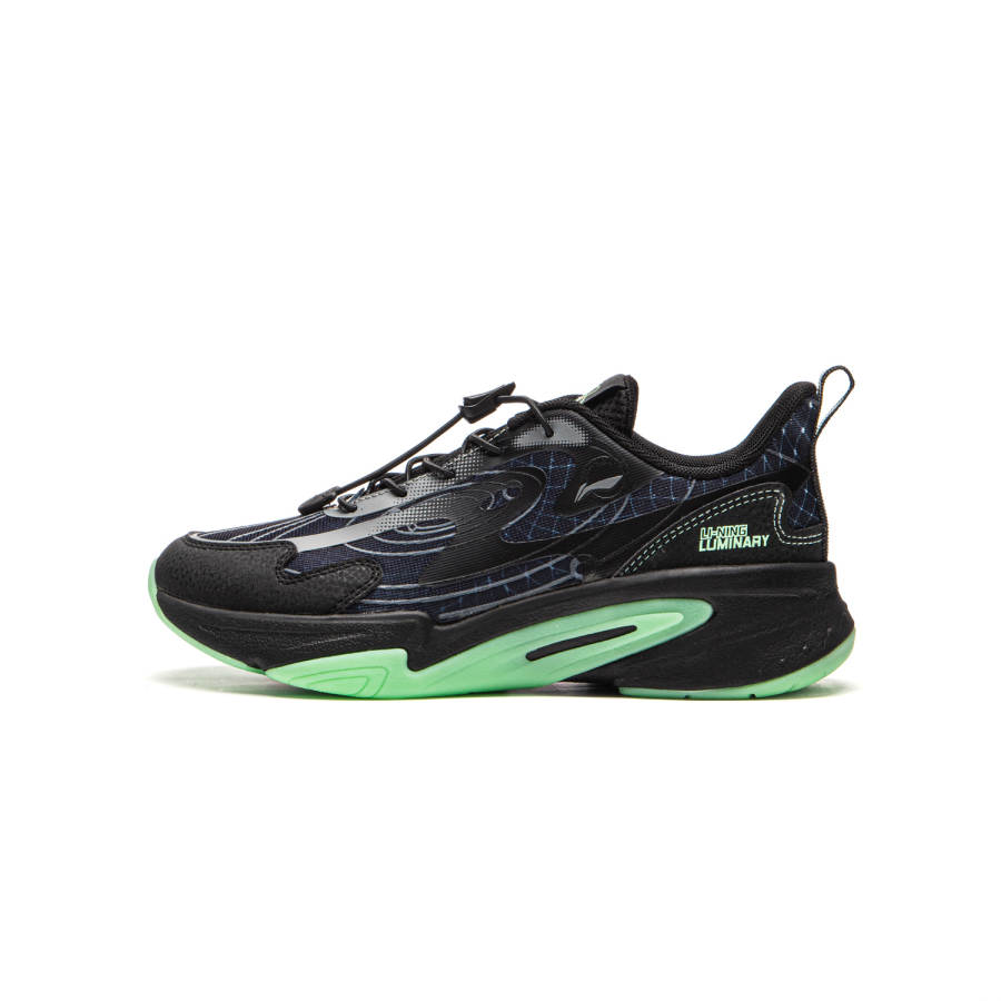 Li-Ning YOUNG Li Ning YOUNG Synthetic Leather, Textile Low top Kids Lifestyle Shoes Black