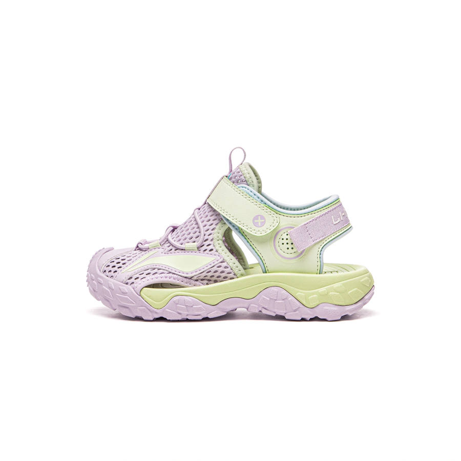Li-Ning YOUNG Li Ning YOUNG Sports Life Collection Low top Children's Sandals Light Orchid Purple/Light Fruit Green