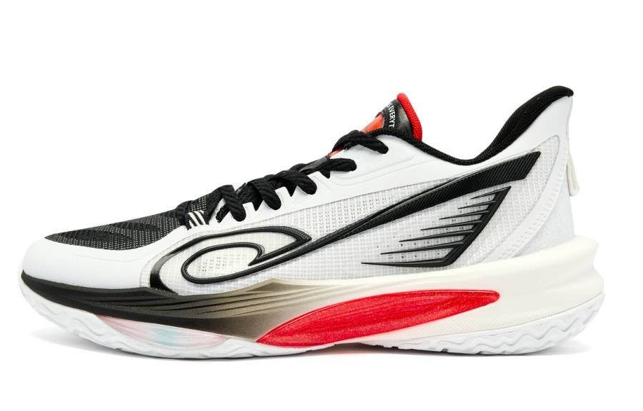 QIAODAN Wind Blade 4 PRO YOUNG Low top Basketball Shoes White Teenagers