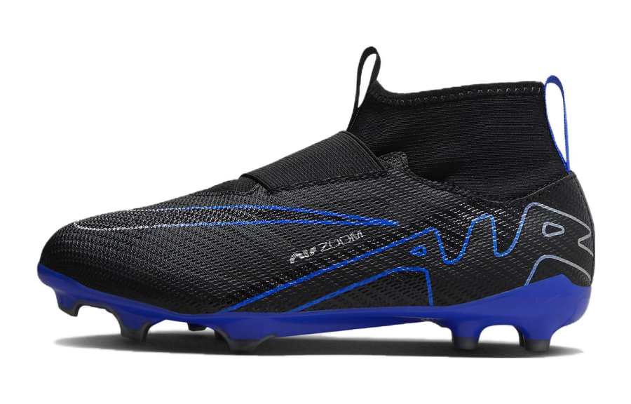 Nike Nike Mercurial Superfly 9 Pro Slip Resistant Abrasion Resistant Low top Kids' Soccer Shoes Black Blue Kids'