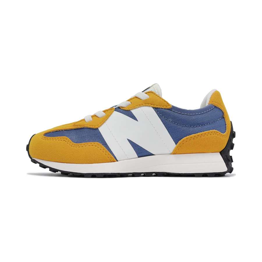 New Balance New Balance NB 327 Comfortable Low top Kids' Running Shoes Yellow Blue Pre school