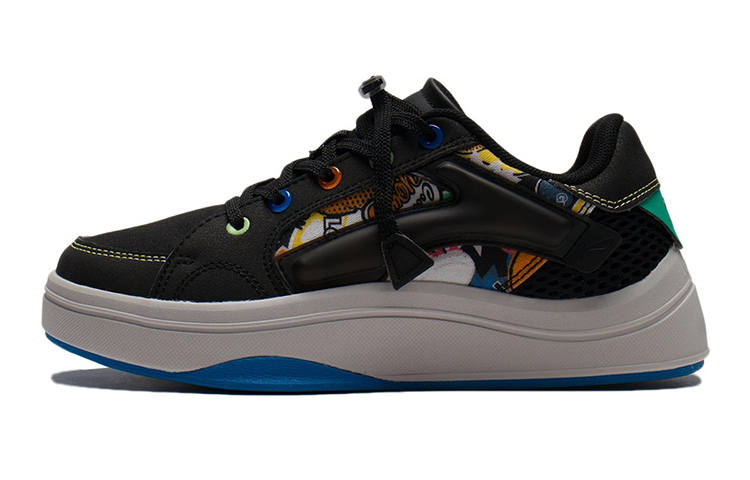 Li-Ning YOUNG Li Ning YOUNG Yingchi Lace Up Low top Skateboard Shoes Black Unisex