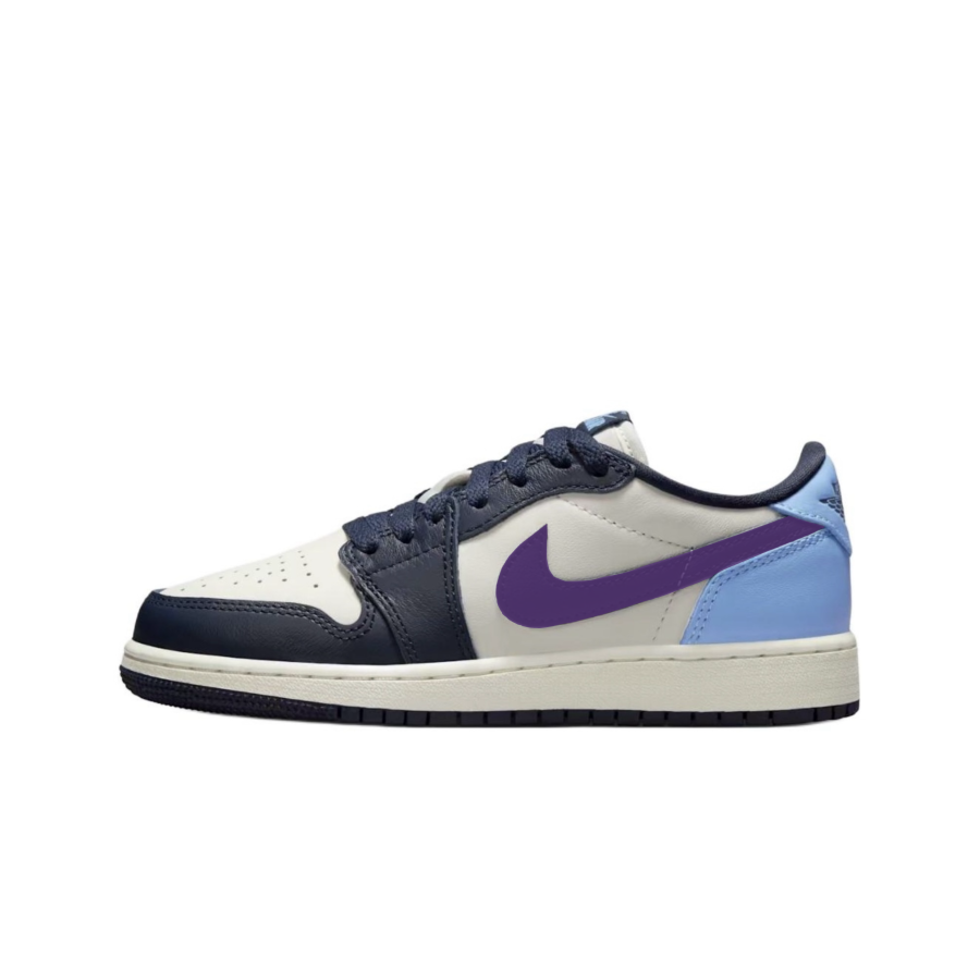 Jordan Jordan Air Jordan 1 Leather Slip Resistant Abrasion Resistant Slip Resistant Abrasion Resistant Low top