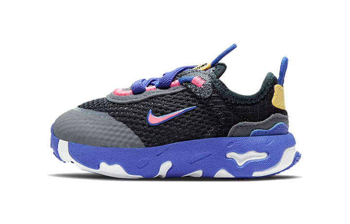 Nike Nike React Live Slip Resistant Cushioning Breathable Low top Toddler Shoes Black Blue Pink Infant And Toddler