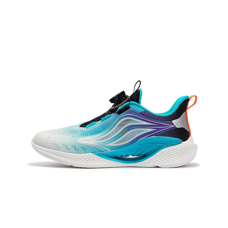 XTEP Qing Feng 5.0 Fabric Low top Running Shoes Black Blue Unisex