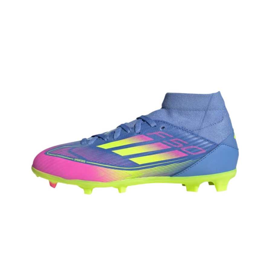 Adidas Adidas F50 Collection Slip Resistant Cushioning Slip Resistant Cushioning Mid top Soccer Shoes Blue Kids'
