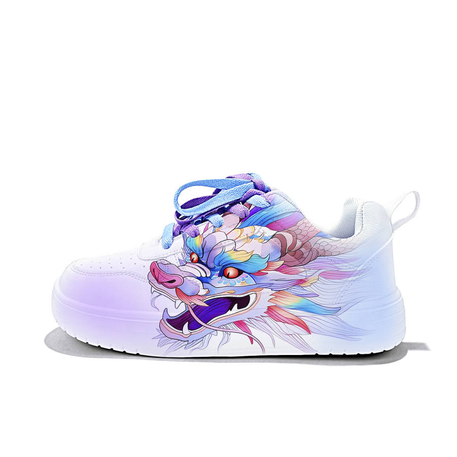 ZUOLENGCHAN Synthetic Leather Lightweight And Breathable Low top Skateboard Shoes Unisex