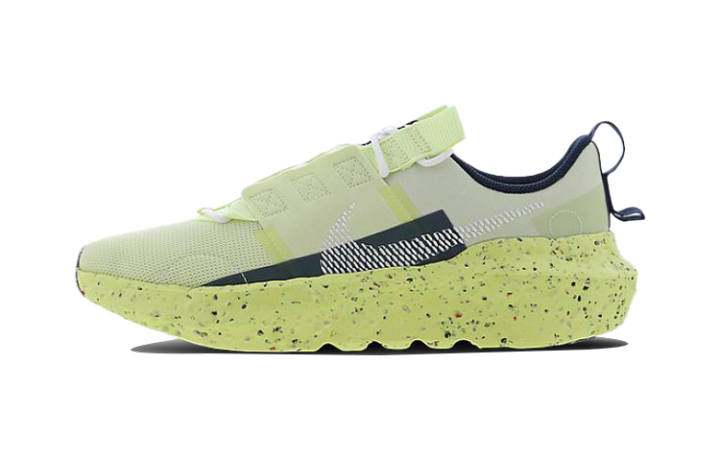 Nike Nike Crater Impact Cushioning, Wear Resistant Low top Kids' Running Shoes Lime Green Children Aged 3 7 Years Old