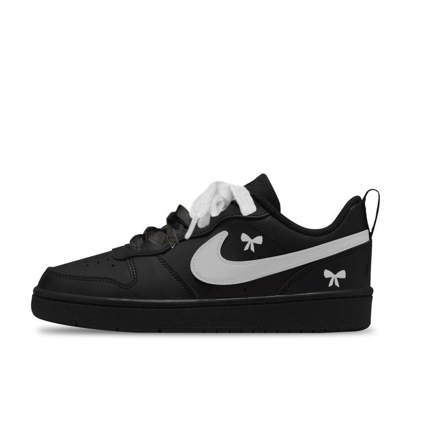 Nike Nike Court Borough Leather Slip Resistant Abrasion Resistant Low top Kids' Skateboarding Shoes Unisex