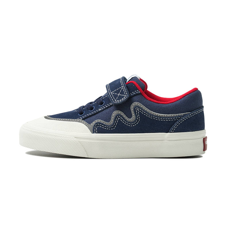 GOLUCK Cushioning, Wear Resistant Low top Kids' Skateboarding Shoes Blue Red Kids'