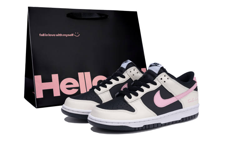 Nike Nike Dunk Famous Romantic BOX Slip Resistant Abrasion Resistant Slip Resistant Abrasion Resistant Low top