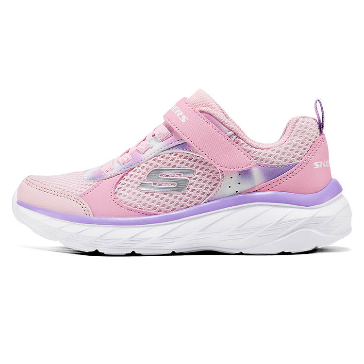 Skechers Kids SPEED TRAINER Slip Resistant, Abrasion Resistant, Lightweight Cushioning Low top Running Shoes Light Pink