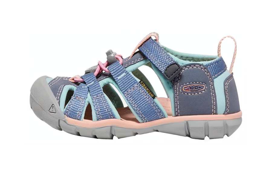 Keen Seacamp 2 CNX Abrasion Resistant Breathable Abrasion Resistant Breathable Children's Sandals Gray Blue