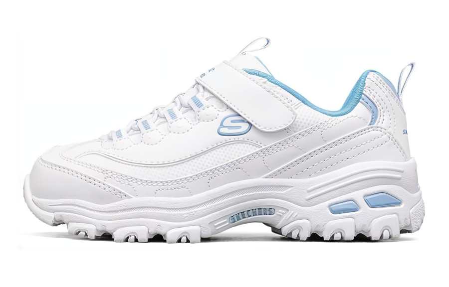 Skechers D'LITES 1.0 Sports Casual Shoes White Kids'