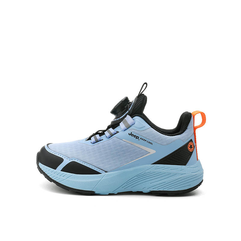 Jeep Synthetic Leather Low top Kids Lifestyle Shoes Black Blue Kids'